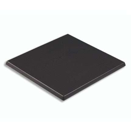 60x60 dark walnut resin table top, durable and stylish