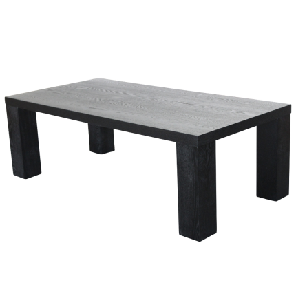 Aspen Coffee Table in Black Ash, sleek design, 120x60x40 cm