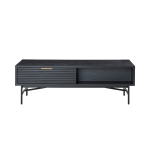 Astoria 2 Coffee Table in black oak veneer with modern design