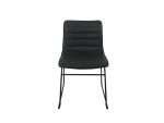 Cincinnati dining chair in elegant black leather look PU