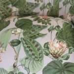 Close-up of Hobart Floral print on East Hampton chair
