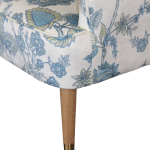 East Hampton Accent Chair with Cirencester Floral Fabric