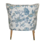 East Hampton Accent Chair in Cirencester Floral Velvet