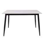 Fiore 120 x 70 white marble sintered stone top table