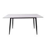 Fiore 150x90 marble sintered stone top dining table