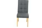 Lodge Dining Chair in stylish black with beech legs