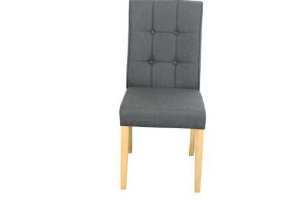 Lodge Dining Chair in stylish black with beech legs