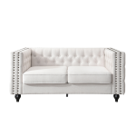 Mayfair 2 Seater Tufted Sofa with Antique Bronze Stud Detailing