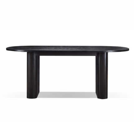 Melba 180L Dining Table in Black with sleek modern design