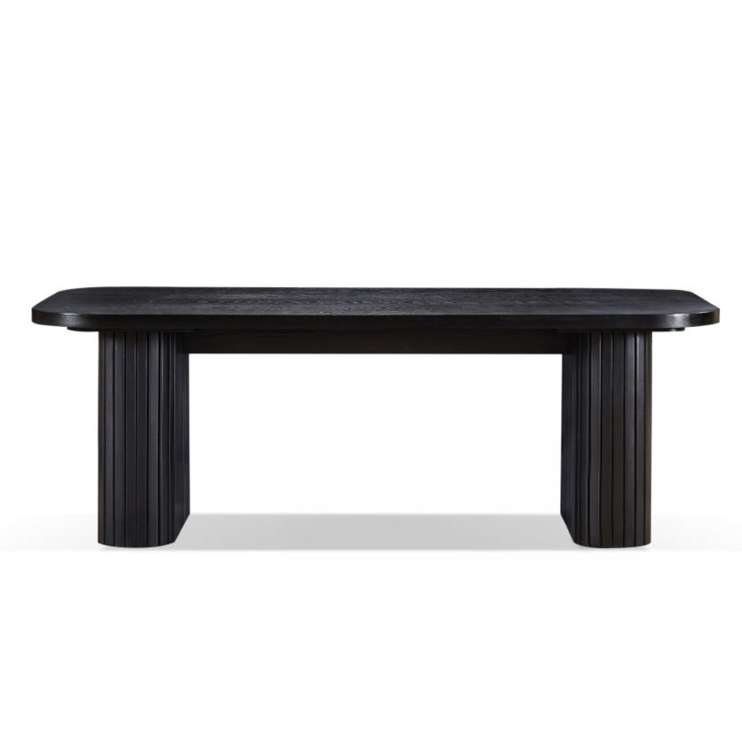 Sleek Black Melba Coffee Table Sleek black Melba coffee table with modern design