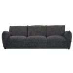 Modo 1975 3 seater sofa in black and grey melange fabric