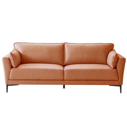 Montgomery 3 Seater Sofa in Uruguay Tan Leather