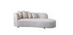 Mowbray Chaise in Domus Steel, comfortable stylish sofa