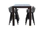 Nova Bar Stool set with sleek table for modern spaces