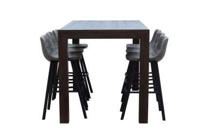 Nova Bar Stool set with sleek table for modern spaces