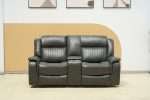 Paragon Power Motion 3 Seater Recliner in Black Charcoal