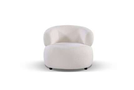 Skye 1 Seater chair upholstered in Bertoni Boucle fabric
