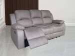 Valor 3 Seater Manual Recliner Sofa in Truffle II Fabric