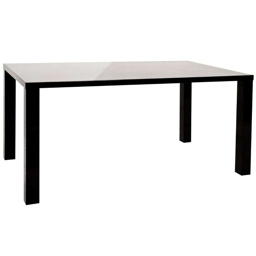 Waverley Black Dining Table 1400x1400 Waverley 1400x1400 Black Dining Table, modern square design